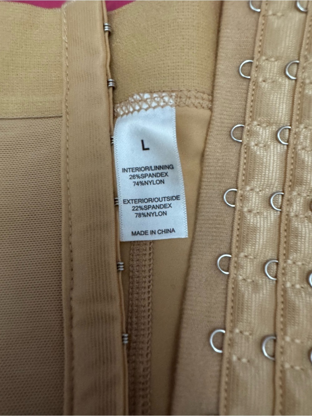 Victoria's Secret Beige Hook-and-Eye Shapewear